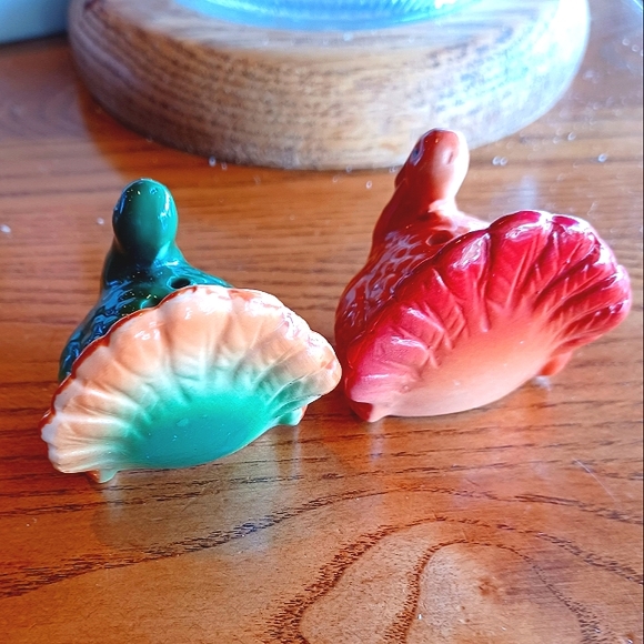 AUTUMN FALL Harvest Thanksgiving  Turkey Mini Salt & Pepper Shakers NWT - Picture 8 of 11